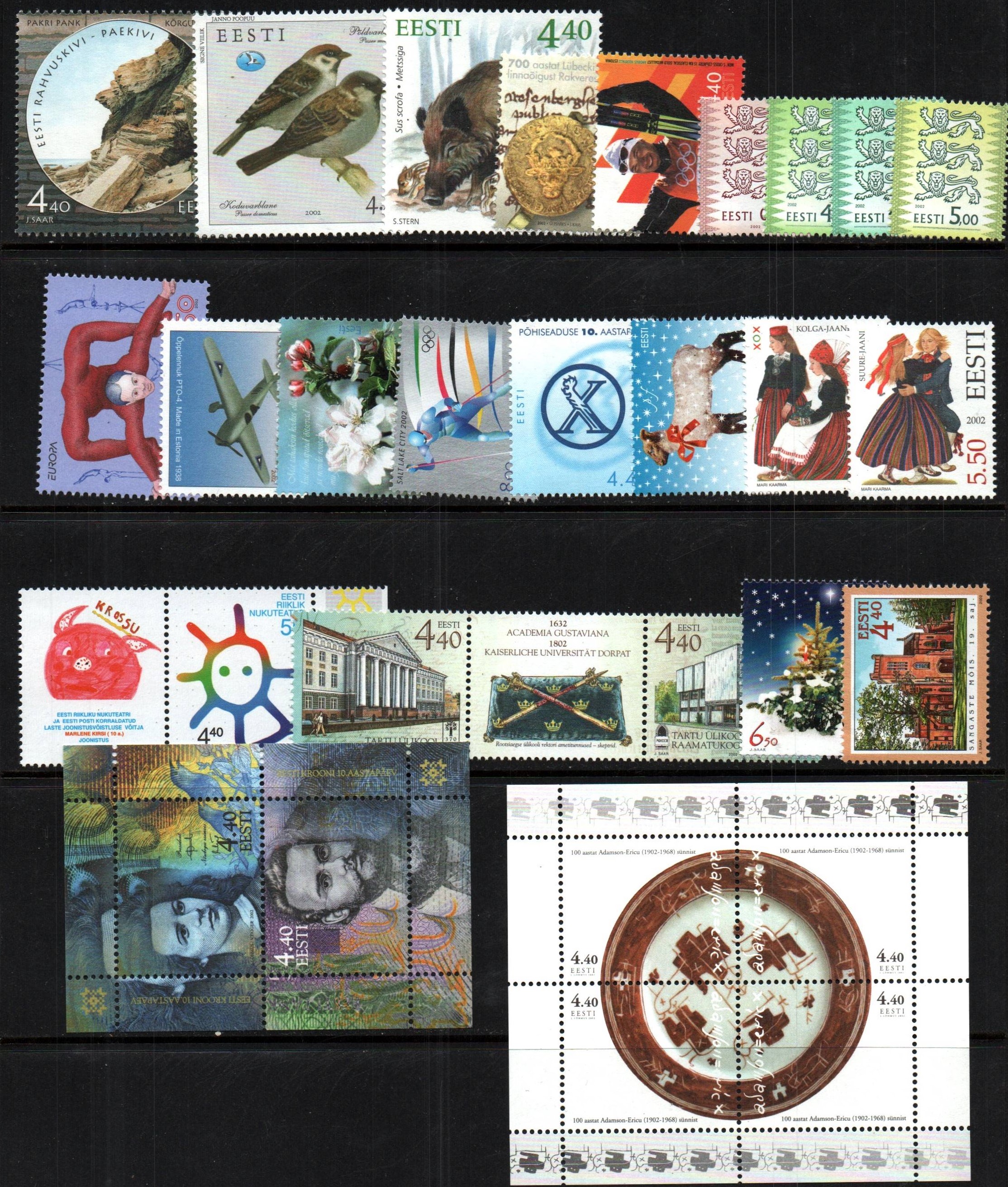 Baltic States estonia Scott 432-451 